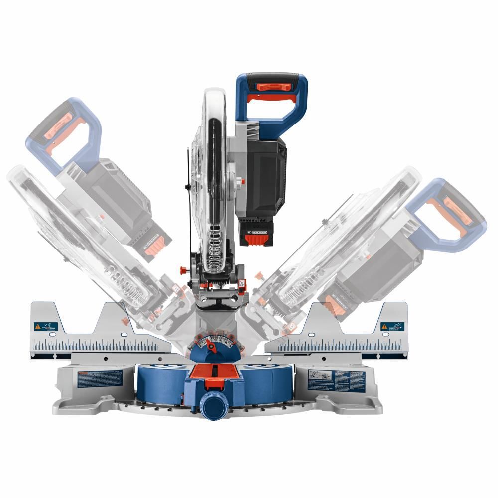 Bosch PROFACTOR 18V Surgeon 12in Dual Bevel Slide Miter Saw Kit with 1 CORE18V 8.0 Ah PROFACTOR Performance Battery, large image number 4