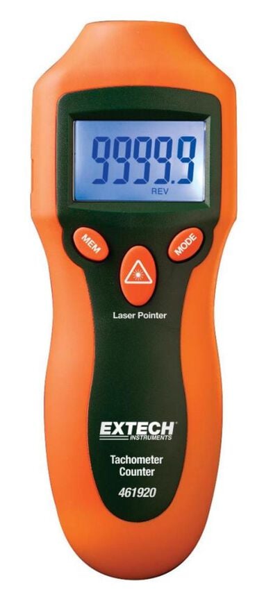 Extech Mini Laser Photo Tachometer Counter