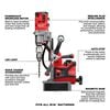 Milwaukee M18 FUEL 1-1/2inch Lineman Magnetic Drill Kit, small image number 3