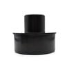 Big Horn 4 x 2 Inch Black Plastic Reducer For Wood Shop Dust Collection, small image number 4