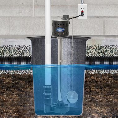 Superior Pump 1/2 HP Stainless Steel and Cast Iron Pedestal Sump Pump, large image number 9