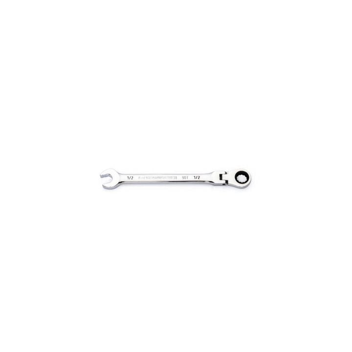 GEARWRENCH 1/2in 90T 12 Point Flex Head Ratcheting Combination Wrench, large image number 0