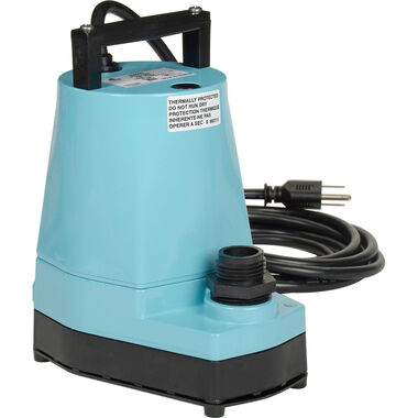 Little Giant Pump 5-MSP 1/6HP 115V Submersible Utility Pump 10' Cord