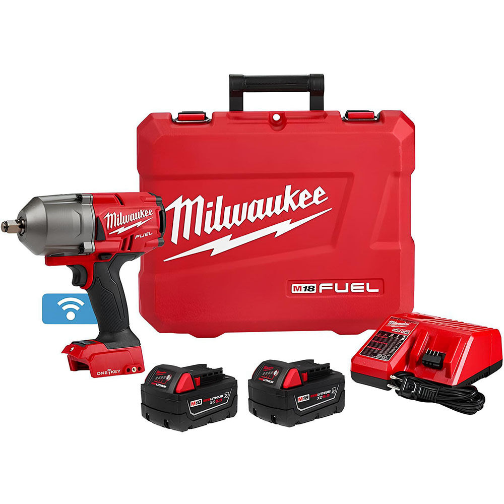 Milwaukee M18 FUEL with ONE-KEY High Torque Impact Wrench 1/2inch Friction Ring Kit, large image number 1