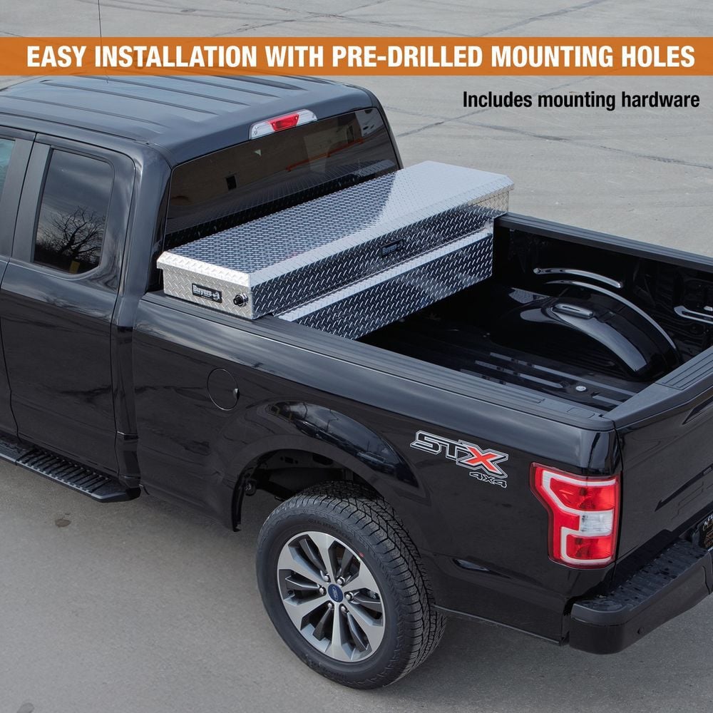 Buyers Products Company 23 Inch x 20 Inch x 71 Inch Diamond Tread Aluminum Crossover Truck Box, large image number 8