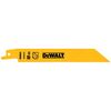 DEWALT 6in 18 Tpi Reciprocating Saw Blade Straight Back, small image number 1