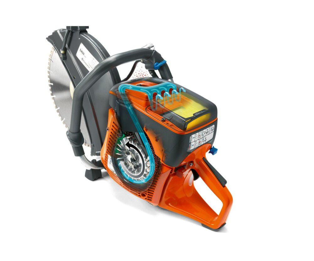 Husqvarna Construction K 770 Dry Cut 3.7kW 12 Inch Gas Power Cutter Body Only Reconditioned, large image number 13