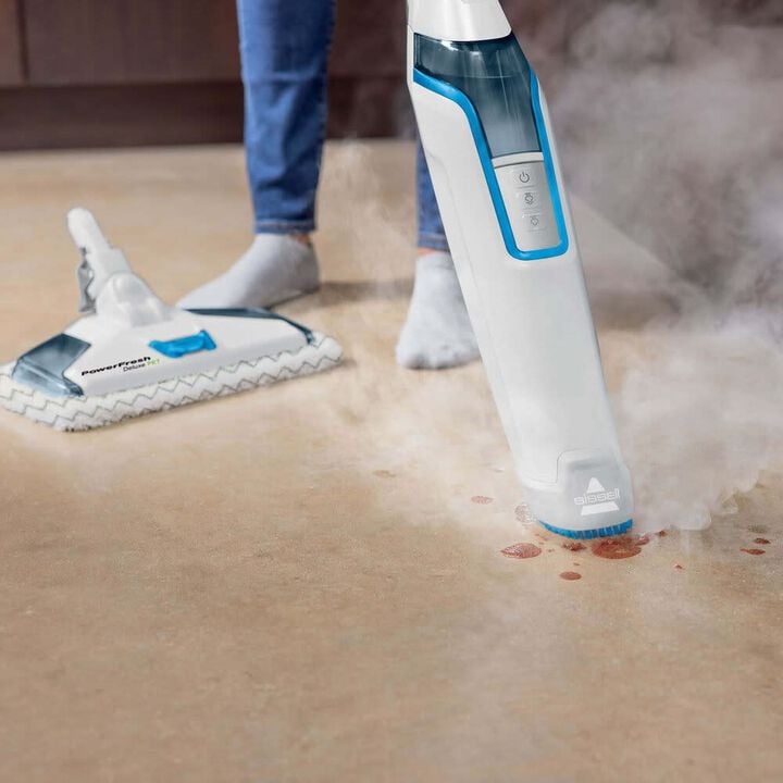 Bissell PowerFresh 12A Corded White Bagless Standard Steam Mop, large image number 8