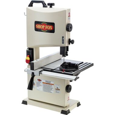 Shop Fox Benchtop Bandsaw 1/3HP 120V 1 Phase 2.8A 9in