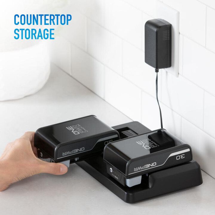 Hoover Residential Vacuum ONEPWR 4Ah Battery 2pk & Dual Bay Charger Bundle, large image number 5