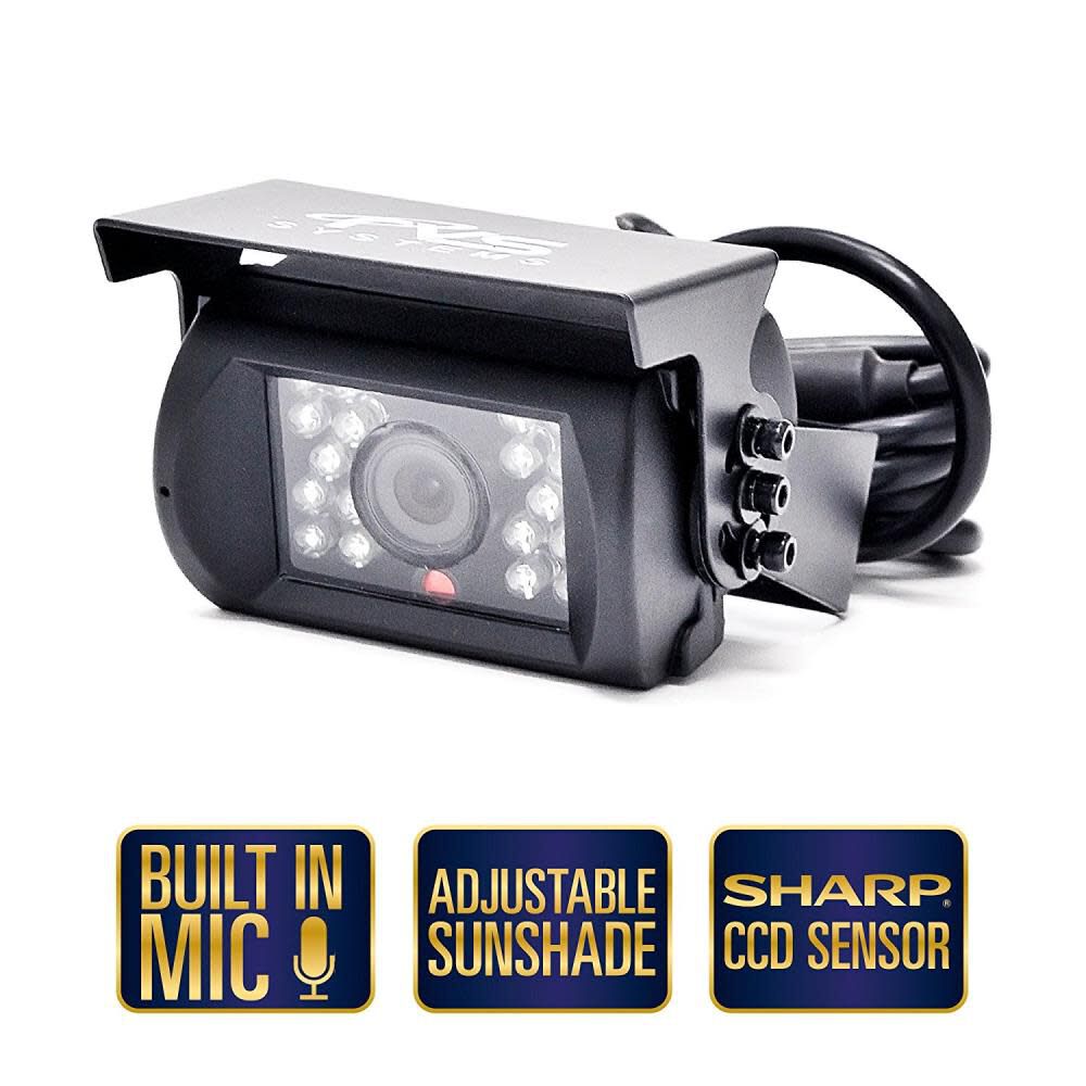 Rear View Safety Backup Camera System with 7 In. Replacement Mirror Monitor, large image number 2