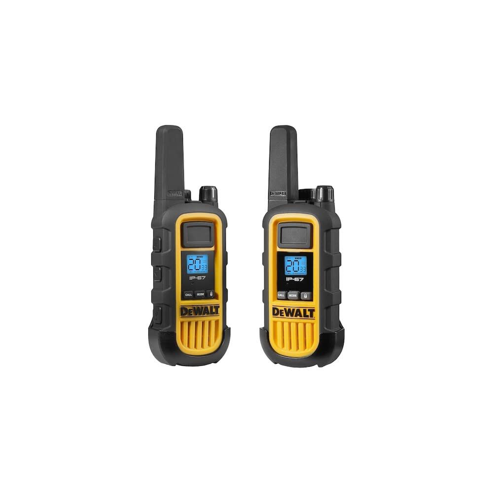 DEWALT HeavyDuty 2W Walkie Talkies 2pk DXFRS800 Acme Tools