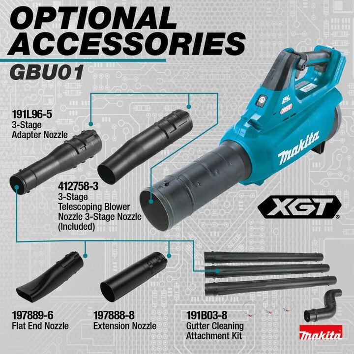 Makita 40V max XGT Blower Kit, large image number 9