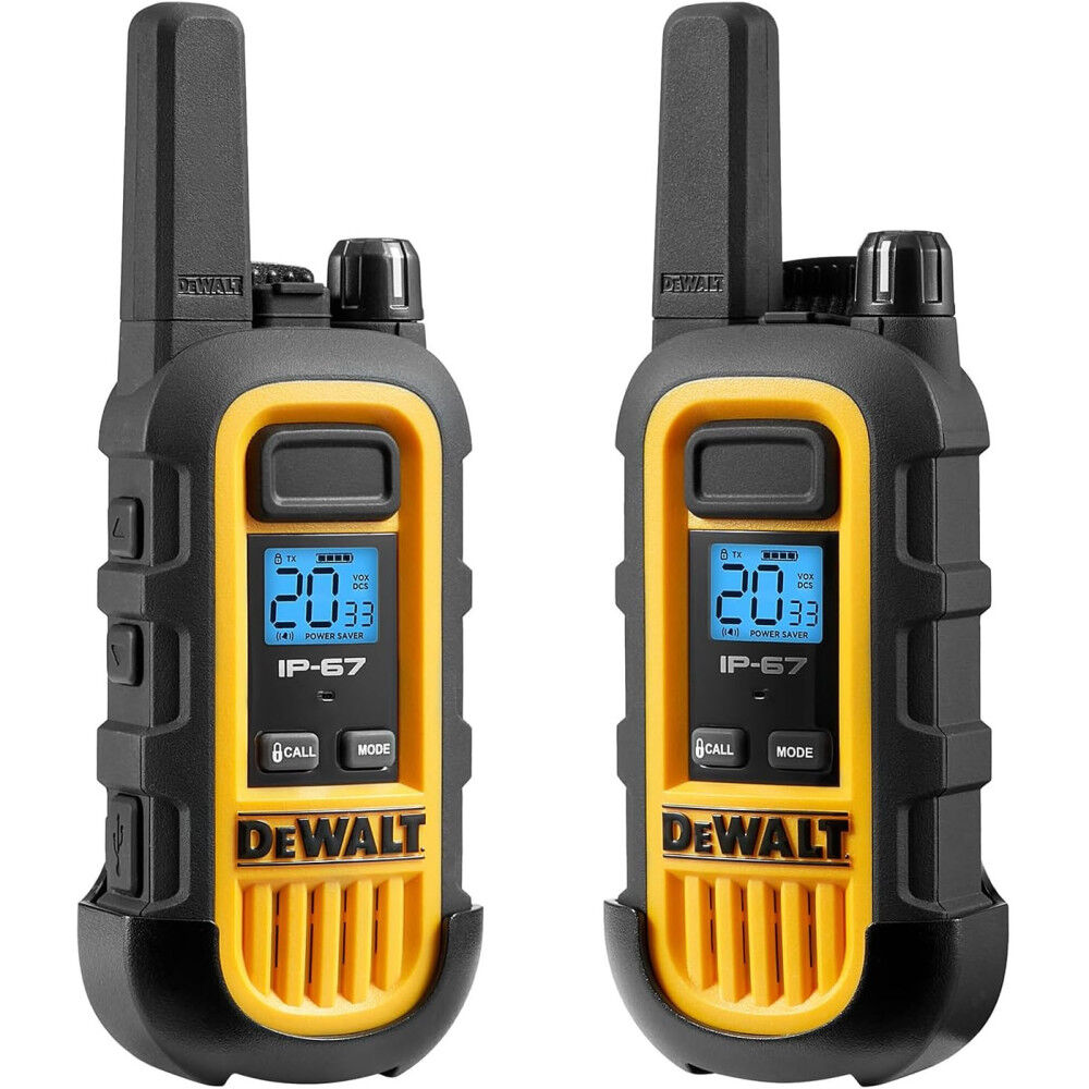 DEWALT HeavyDuty 1W Walkie Talkies 2pk DXFRS300 from DEWALT Acme Tools