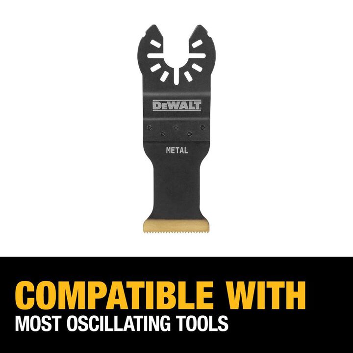 DEWALT Oscillating Titanium Nitride Coating Metal Blade, large image number 4