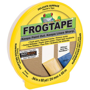 Frogtape CF 160 Painters Tape Delicate Surface Yellow 24mm x 55m