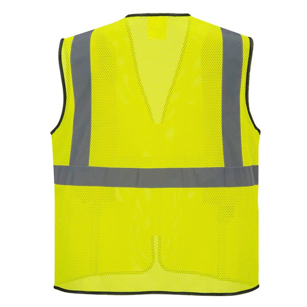 Portwest Yellow Tampa Mesh Vest - Large, large image number 2