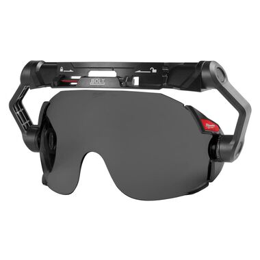 Milwaukee BOLT Eye Visor Tinted Dual Coat Lens Compatible with Safety Helmets & Hard Hats