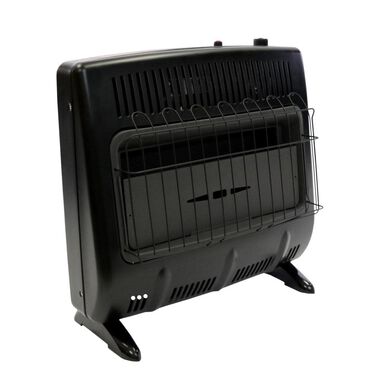30,000 BTU Vent Free Propane Garage Heater, Black F299740 ...