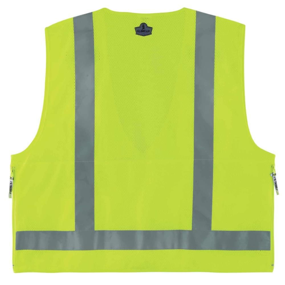 Ergodyne GloWear 8250Z Type R Class 2 Surveyors Vest Lime S/M, large image number 2
