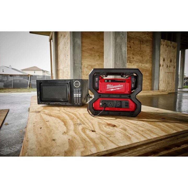 Milwaukee M18 Carry-On 3,600 Watt 5.0Ah Lithium-Ion 4 Battery Portable Power Supply Kit with Shoulder Strap, large image number 7