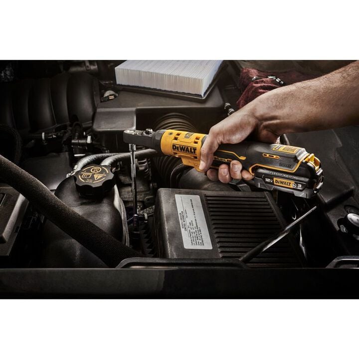 DEWALT XTREME 12V MAX Cordless 3/8 in and 1/4 in Sealed Head Ratchet Kit, large image number 9