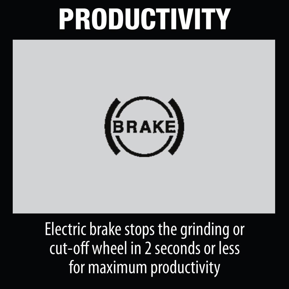 Makita 18V LXT 4-1/2 / 5in Paddle Switch Cut-Off/Angle Grinder Kit with Electric Brake, large image number 7