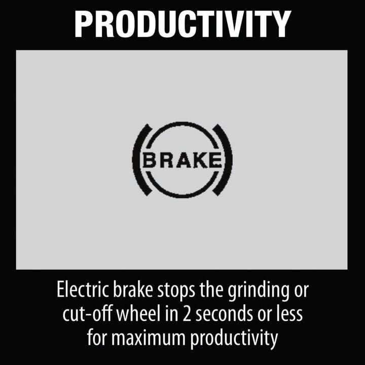 Makita 18V LXT 4-1/2 / 5in Paddle Switch Cut-Off/Angle Grinder Kit with Electric Brake, large image number 6