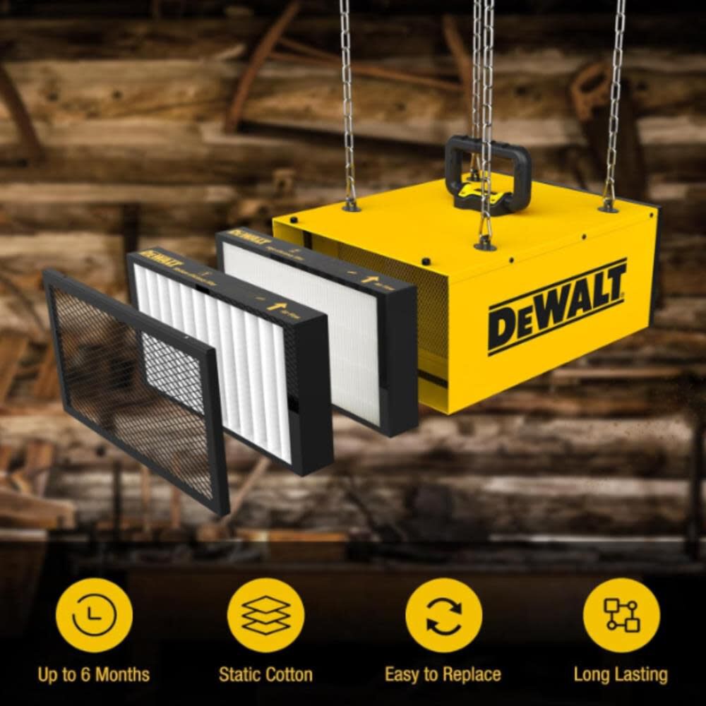 DEWALT Medium Efficiency Replacement Filter for DWXAF101 Air Filtration