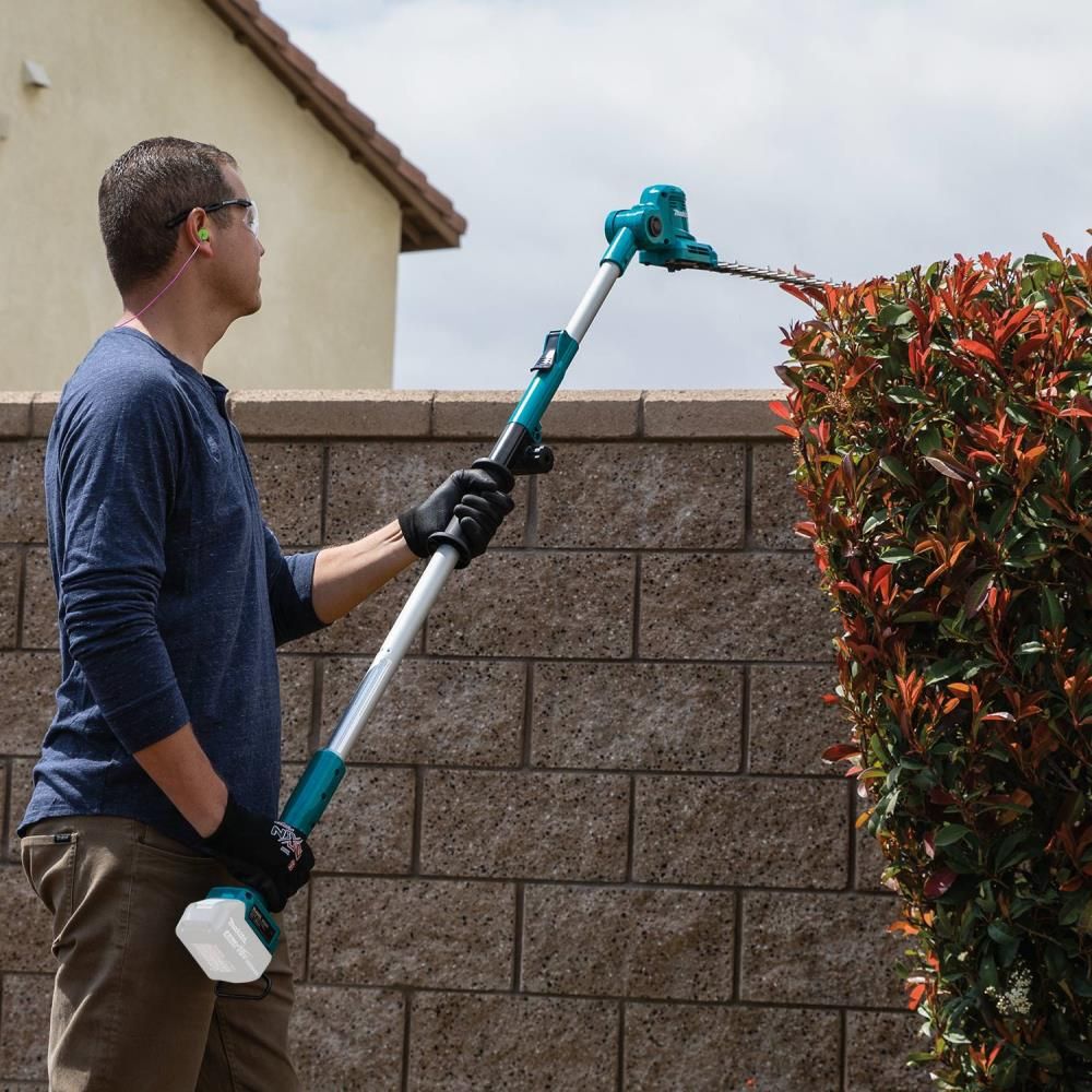 Makita 18V LXT Hedge Trimmer Lithium Ion Cordless 18in Telescoping Articulating Pole (Bare Tool), large image number 10