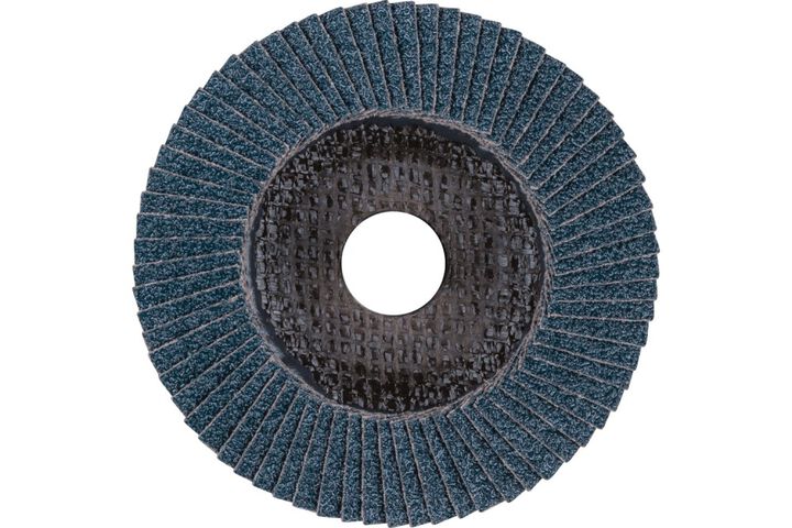 Pferd Flap Disc, 4-1/2 Inch x 7/8, Z SG POWER STEELOX, 120 Grit, T29, Conical, Zirconia, large image number 2