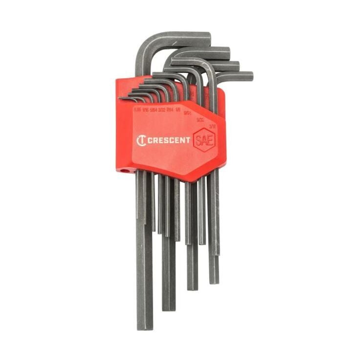 Crescent 13-Key SAE Long Arm Hex Key Set