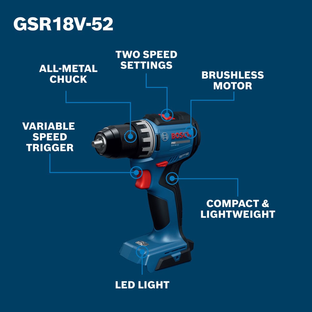Bosch 18V Impact Wrench & Drill Driver Combo Kit, large image number 3