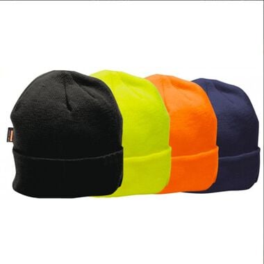 Portwest Orange Hi-Vis Insulatex Knit Cap, large image number 1