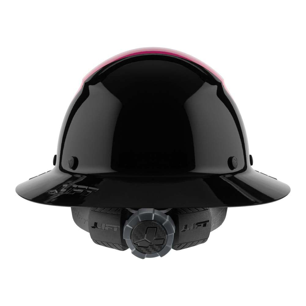 Pink full brim hard hat best sale