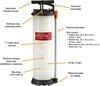 Johndow 1.7 Gallon Hand Pump Vacuum Fluid Extractor, small image number 2