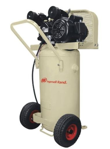 Ingersoll Rand 20 Gallon Vertical Portable 2HP Reciprocating Air Compressor