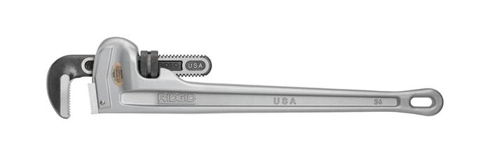 Ridgid 24 Inch Aluminum Straight Pipe Wrench, large image number 2