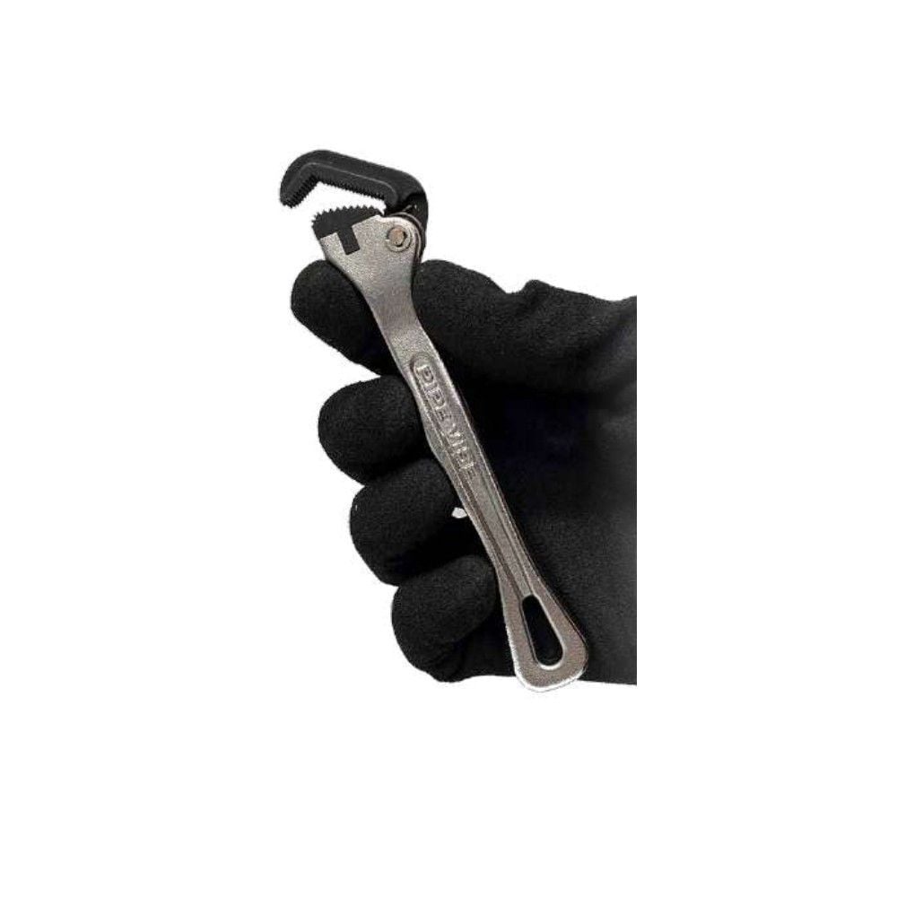 Pipe Vise Micro 5 6 Inch Self-Adjusting Wrench with Contoured Handle, large image number 4