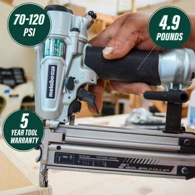 Metabo HPT 2-1/2in 16-Gauge Pro Finish Nailer, large image number 1