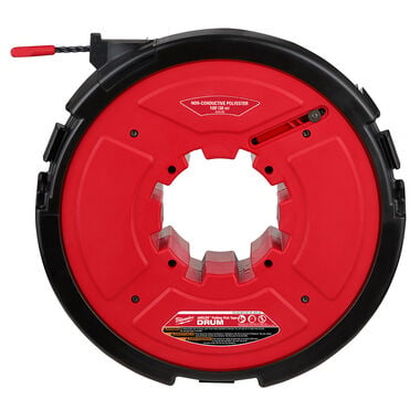 Milwaukee M18 FUEL Angler 100' Non-Conductive Polyester Pulling Fish Tape Drum