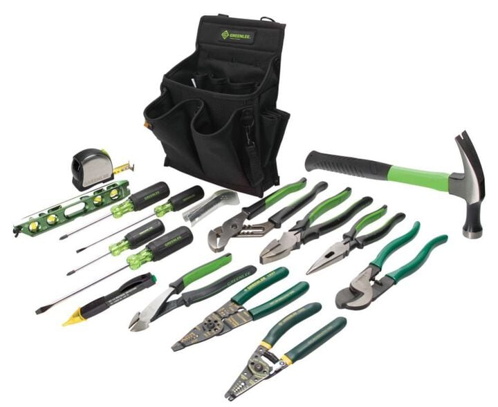 Greenlee Journeyman's Tool Kit 17 pc