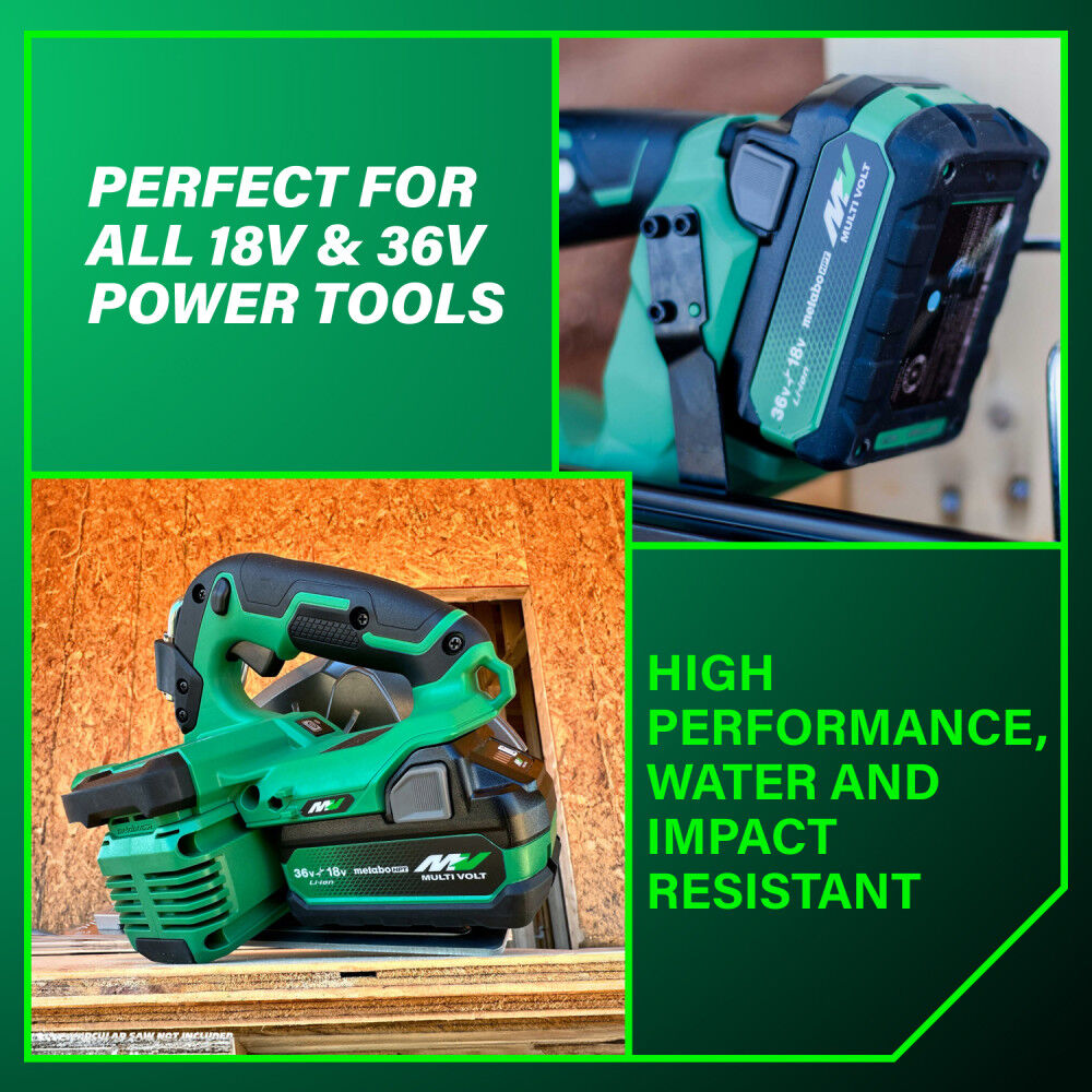 Metabo HPT Promotional MultiVolt 18V/36V 5Ah/2.5Ah Lithium Ion Battery with Fuel Indicator, large image number 4