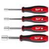 Milwaukee SAE HollowCore Magnetic Nut Driver Set 4pc, small image number 1