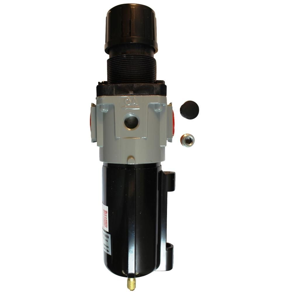 Milton Piggyback Filter Regulator 1/2 In. NPT Metal Bowl - 1111