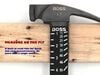 Boss Hammers 18oz Steel Hybrid Hickory Handle Hammer Milled Face, small image number 2