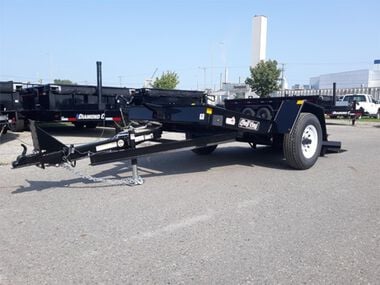 Redi Haul RH6-ML 9 Foot Tilt-Bed Single Axle Trailer