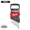 Milwaukee 7pc Ratcheting Combination Wrench Set - Metric, small image number 1