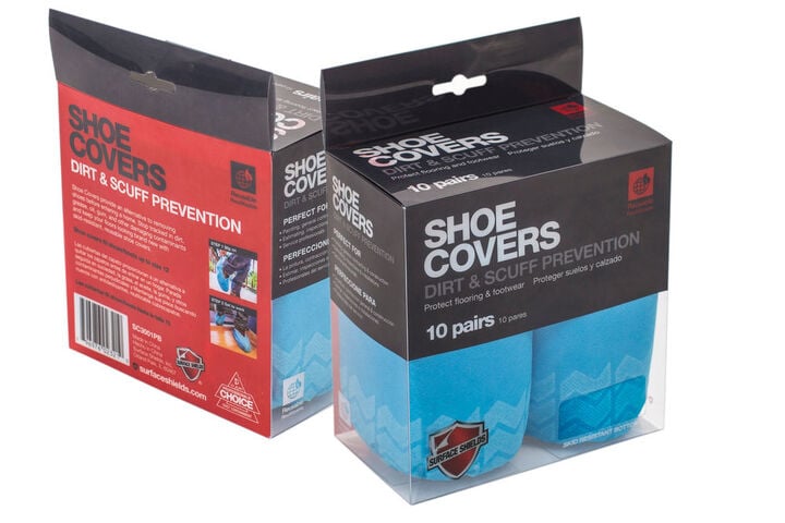 Surface Shield Shoe Covers, Blue, 10 Pair