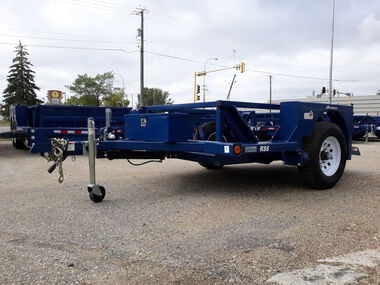 Air-Tow Trailers 8'6in Drop Deck Flatbed Trailer 52in Deck Width - 3500# Capacity, large image number 1